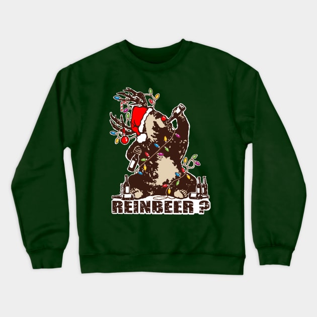 Bear, deer, drunken reinbeer? Crewneck Sweatshirt by NewSignCreation
